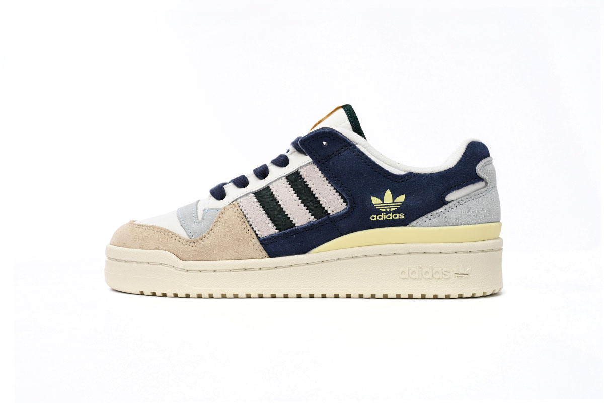 Adidas Forum 84 Low 'Beige Navy Green' - Stylish Men's Sneakers