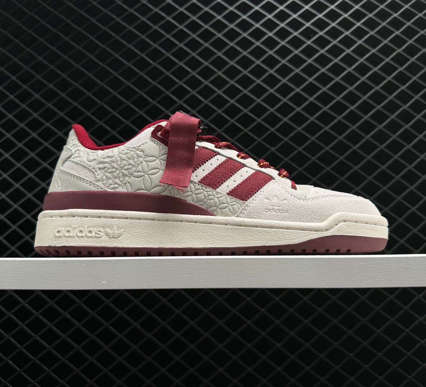 Adidas Originals Forum Low CNY Sneaker Unisex Beige White Red GX8866 - Limited Edition Chinese New Year Design