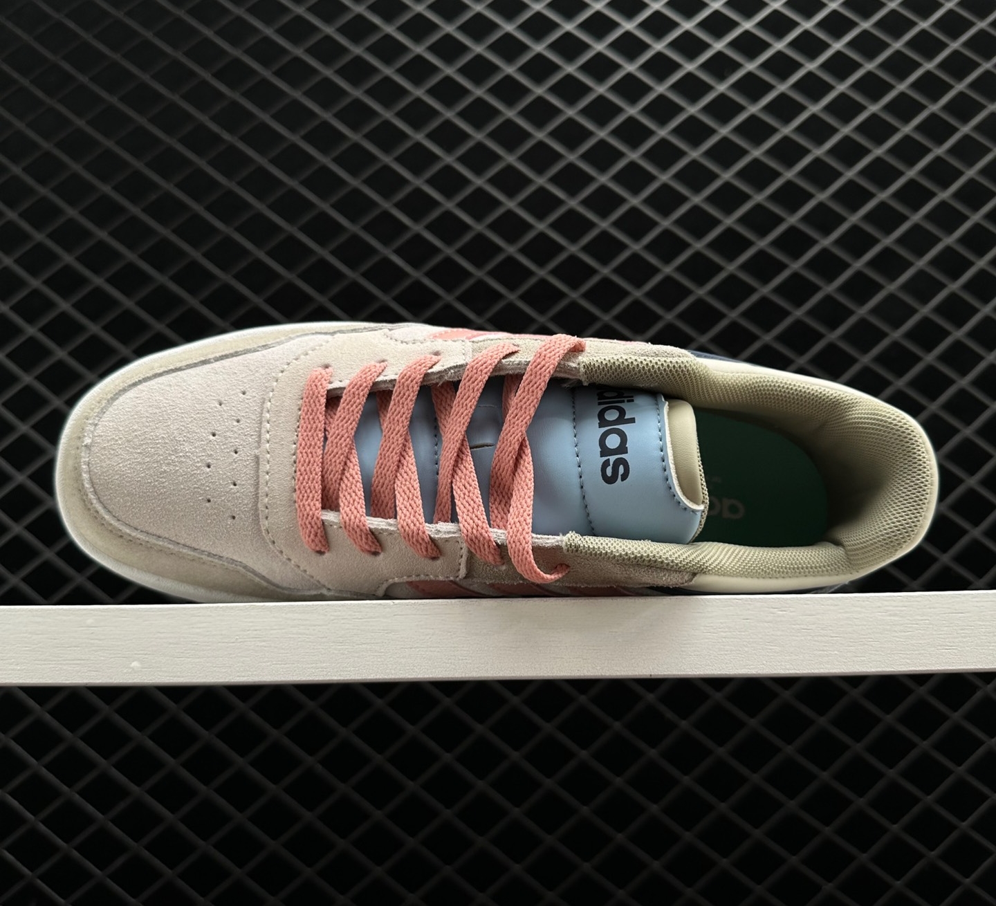 Adidas Neo Hoops 3.0 Basketball Shoes Cream White Pink - HP6901 Adidas Neo Hoops 3.0 Basketball Shoes Cream White Pink - HP6901