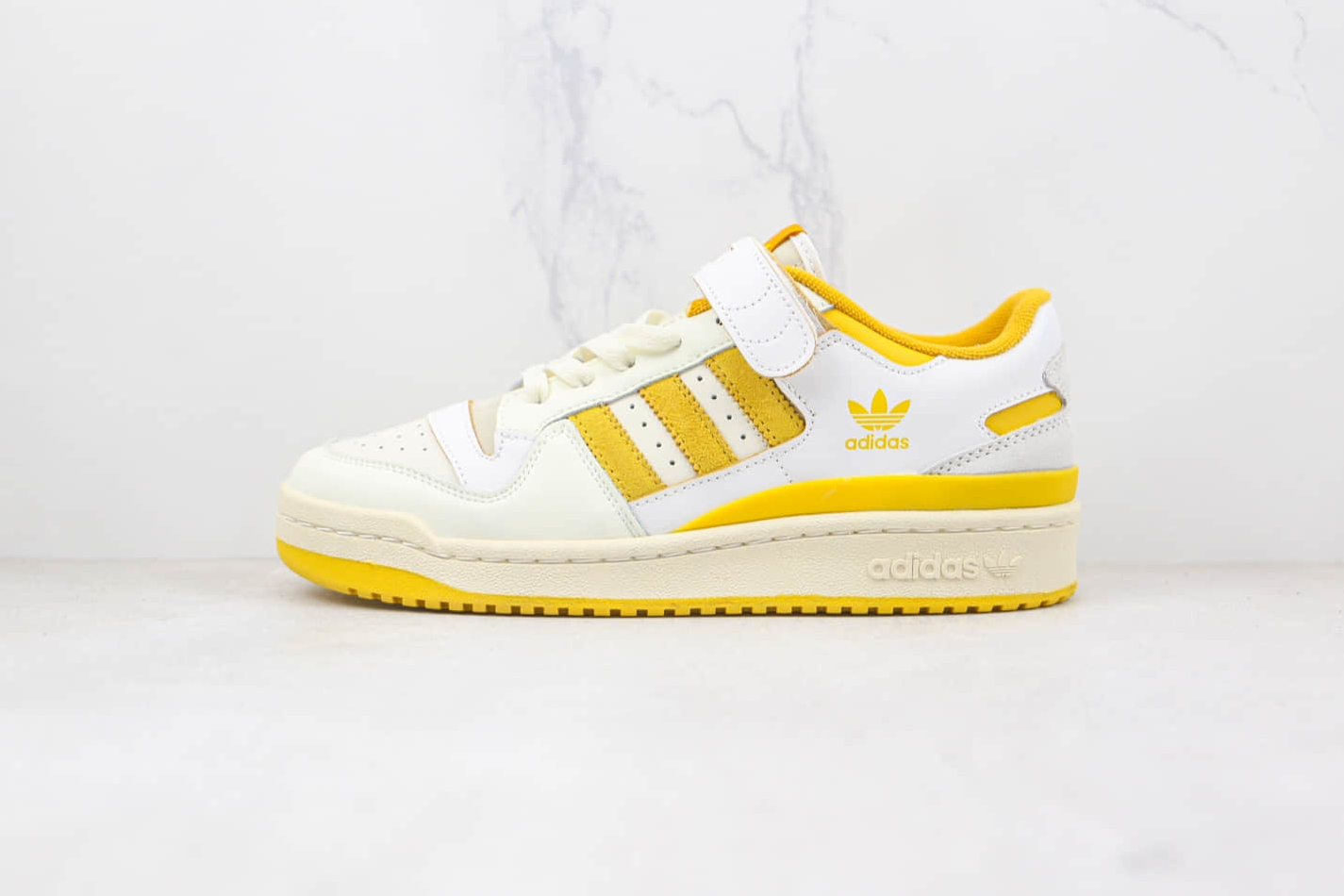 Adidas Forum 84 Low- White Yellow | GX4537 Footwear