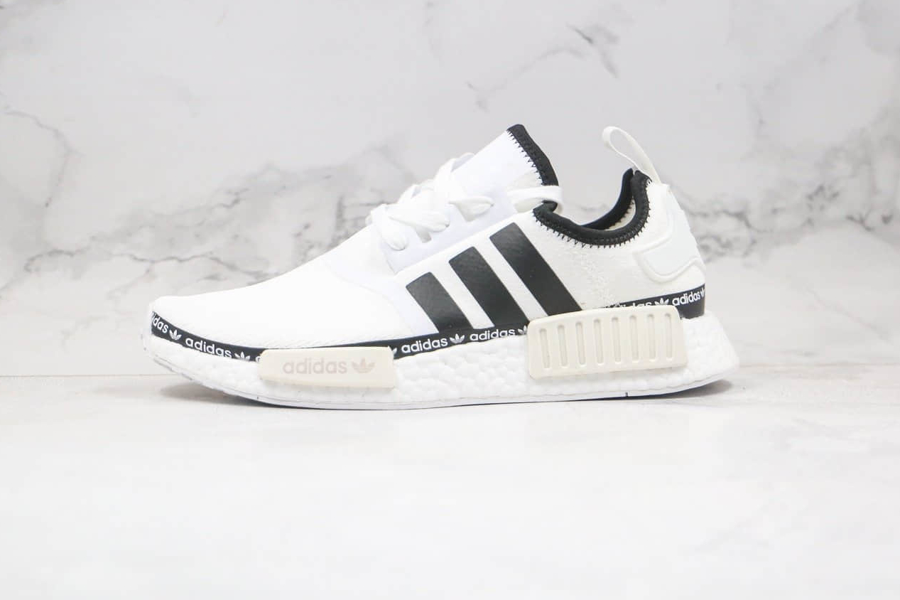 Adidas NMD_R1 'Logo Strip - Cloud White' FV8727: Stylish and Comfortable Sneakers