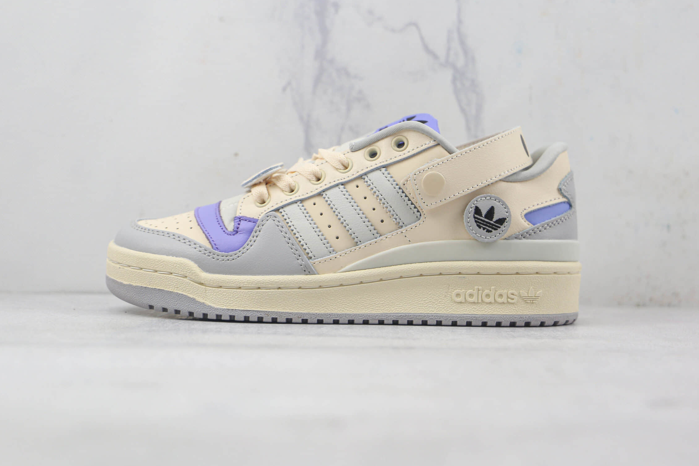 Adidas Originals Forum Low Cream Dark Gray Light Gray - GW4426