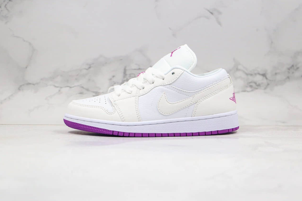 Nike Air Jordan 1 Retro Low White Light Purple 555112-901 - Buy Now at Affordable Prices