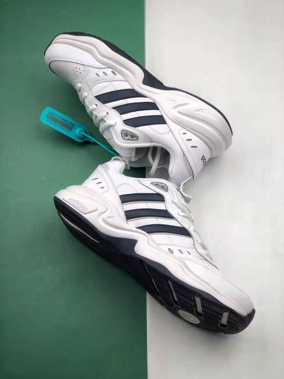 Adidas Neo Strutter 'White Dark Blue' EG2654 - Sleek and Stylish Footwear Adidas Neo Strutter 'White Dark Blue' EG2654 - Sleek and Stylish Footwear