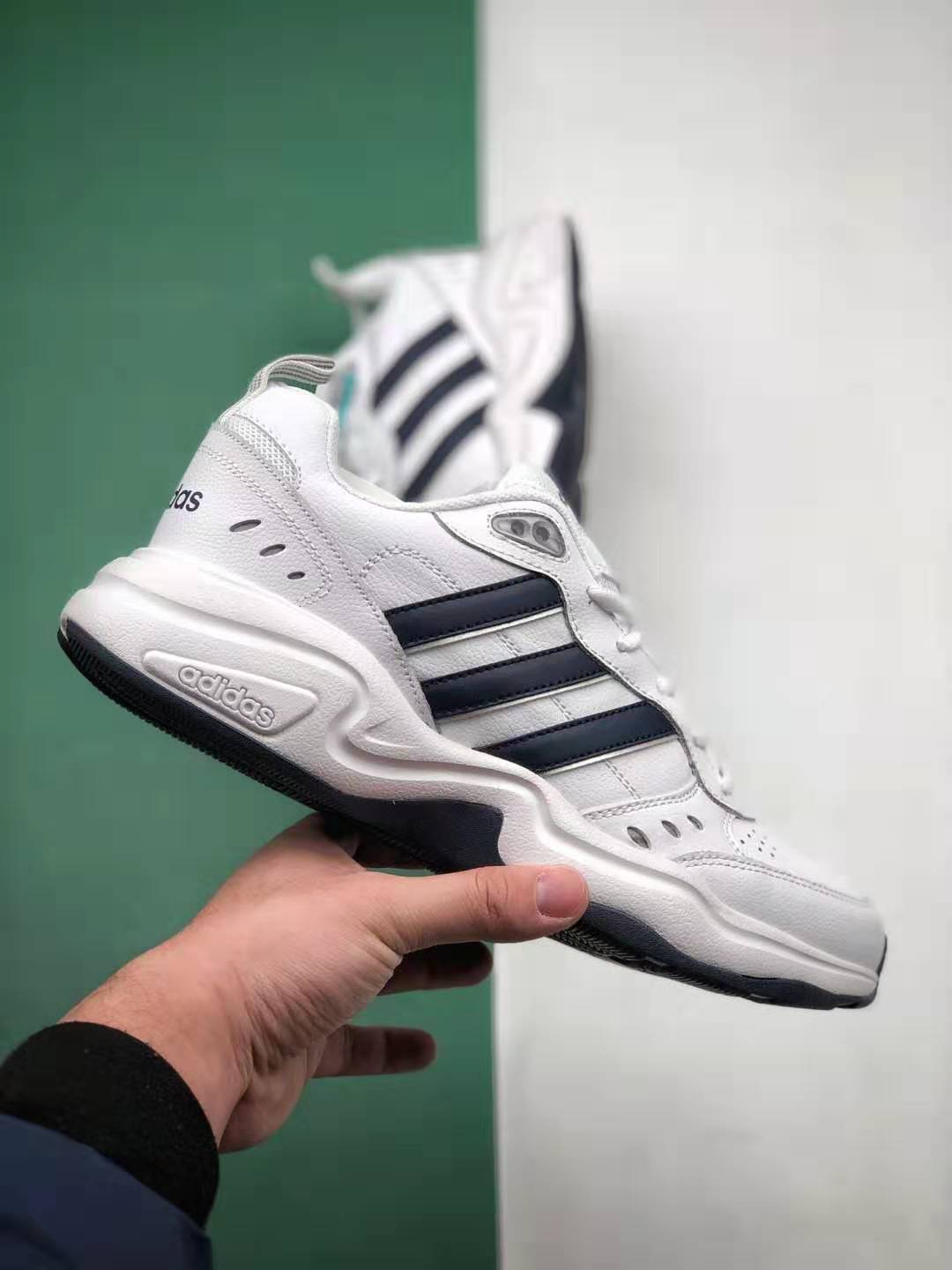 Adidas Neo Strutter 'White Dark Blue' EG2654 - Sleek and Stylish Footwear Adidas Neo Strutter 'White Dark Blue' EG2654 - Sleek and Stylish Footwear