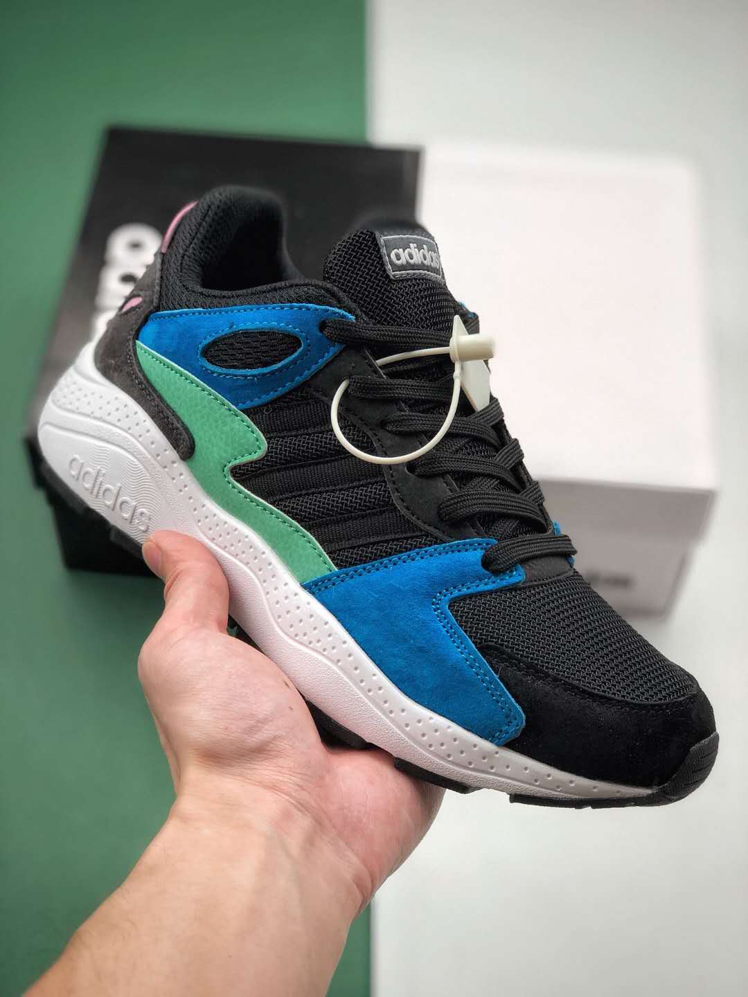 Adidas Neo Crazychaos Black Blue Green EF1045 - Stylish and Sporty Footwear