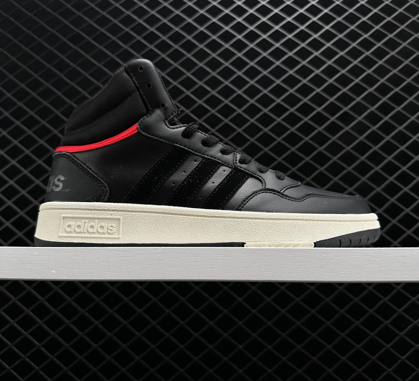 Adidas Hoops 3.1 Mid 'BLACK VIVID RED' - Stylish Basketball Sneakers