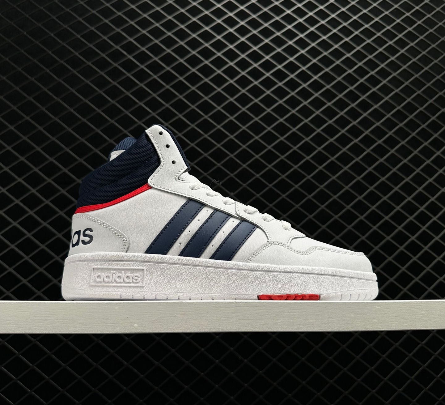 Adidas Hoops 3.0 White Navy Red GY5543 - Stylish and Sporty Sneakers