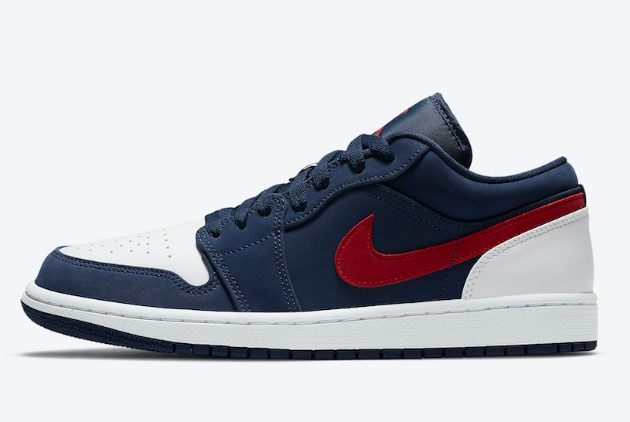 Air Jordan 1 Low 'USA' CZ8454-400 – Stylish & Iconic Sneakers for Sale