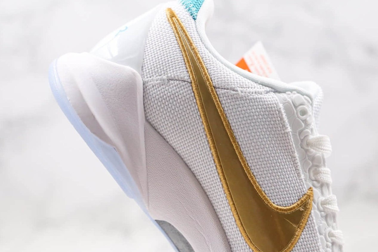 Undefeated x Nike Zoom Kobe 5 Protro What If Pack Unlucky 13 Metallic Gold DB4796-100 | Limited Edition Basketball Sneakers