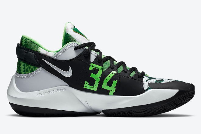 Nike Zoom Freak 2 'Naija' DA0907-002 - Authentic Basketball Shoes