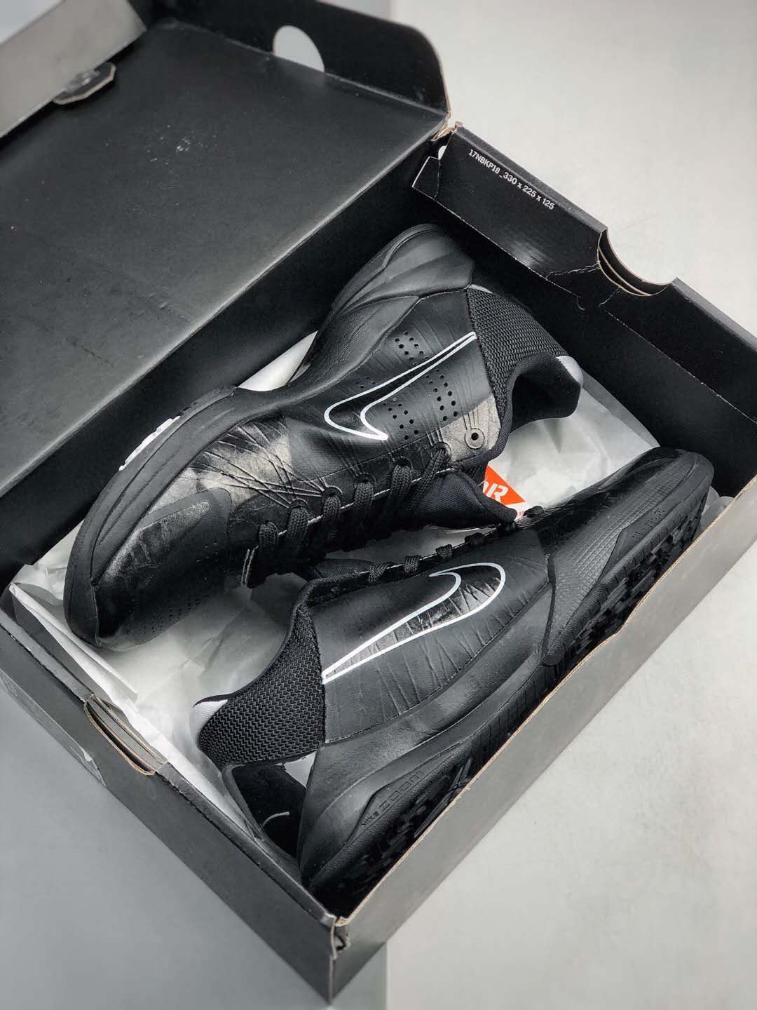 Nike Kobe 5 Triple Black CD4491-003 - Limited Edition Basketball Sneakers