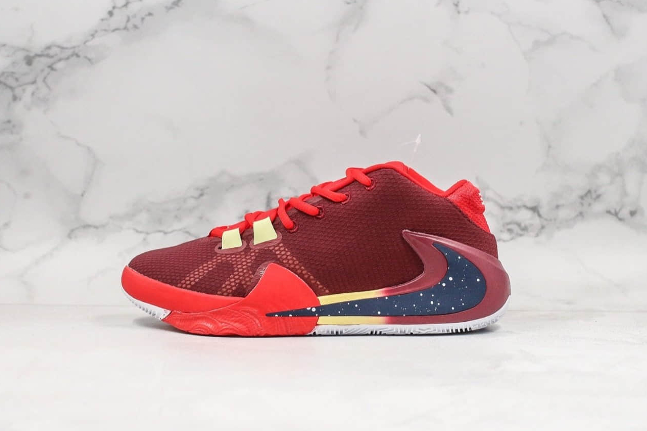 Nike Zoom Freak 1 Chinese Red White Red Shoes - Latest Release BQ5422-601