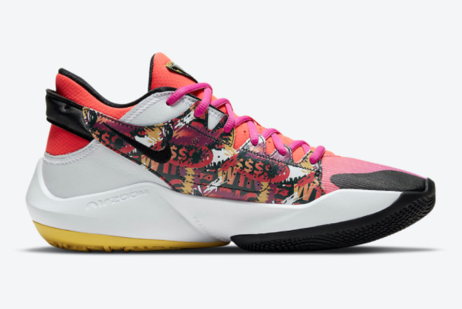 Nike Zoom Freak 2 NRG Bright Crimson Fire Pink DB4689-600 | Latest Basketball Sneakers
