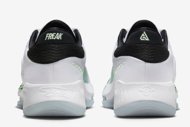 Nike Zoom Freak 4 'Barely Volt' White/Black-Barely Volt DJ6149-100 - Latest Release for Basketball Fans