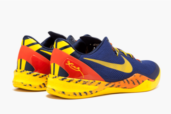 Nike Kobe 8 System 'Barcelona' 555035-402: Lightweight and Stylish Basketball Sneakers
