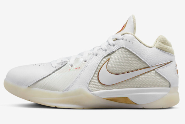 Nike KD 3 'White Gold' DZ3009-100 | Stylish and Iconic Basketball Sneakers