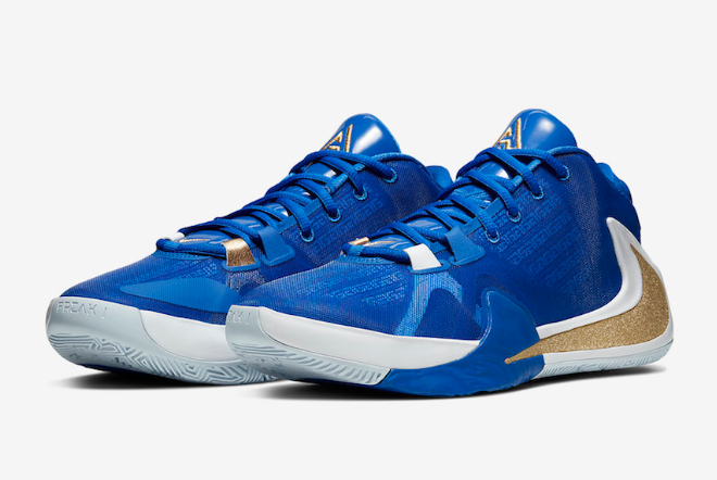Nike Zoom Freak 1 'Greece' Black/Multi-Photo Blue BQ5422-400 - Limited Edition Basketball Shoe