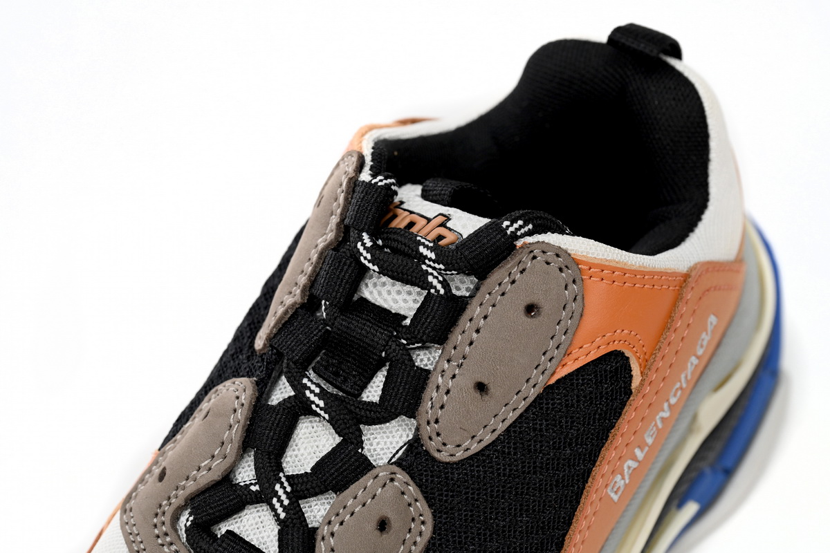 Orange Grey Black Balenciaga Triple S Shoes 541640W09OE7581 | Authentic Orange Grey Black Balenciaga Triple S Shoes 541640W09OE7581 | Authentic