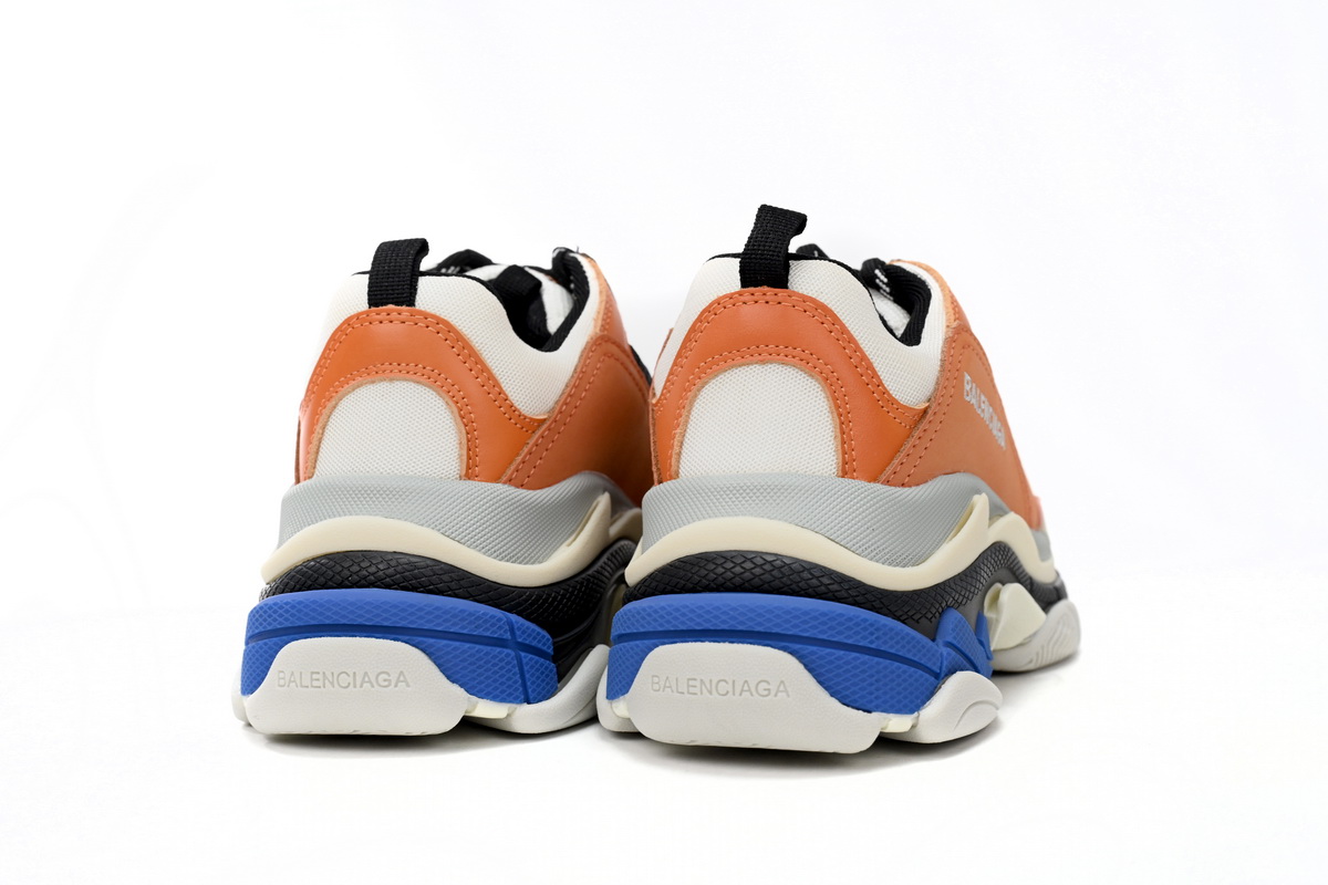Orange Grey Black Balenciaga Triple S Shoes 541640W09OE7581 | Authentic Orange Grey Black Balenciaga Triple S Shoes 541640W09OE7581 | Authentic