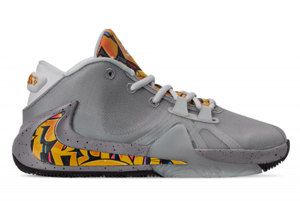 Nike Zoom Freak 1 'Graffiti' Metallic Silver BQ5633-005 - Premium Basketball Shoes