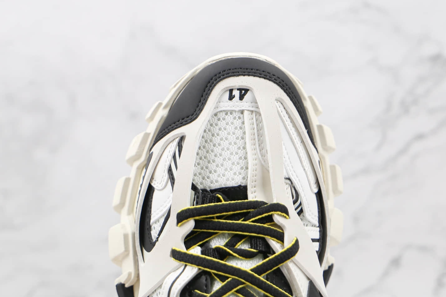 Balenciaga Track.2 Trainer White Black: Sleek and Modern Footwear for Fashionable Women