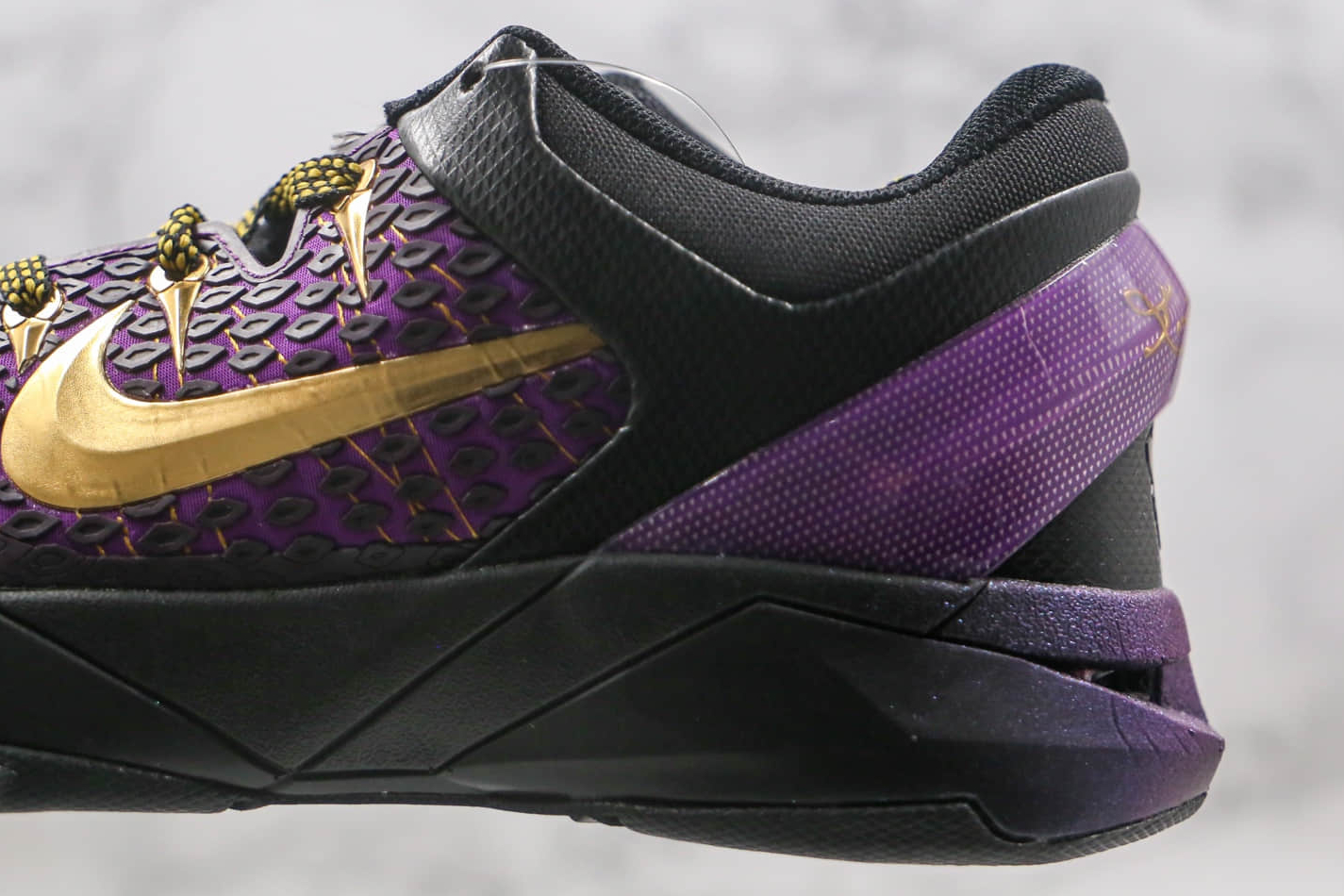 Nike Zoom Kobe 7 VII Black Purple Gold Basketball Shoes 511371-005 | Premium Performance Sneakers