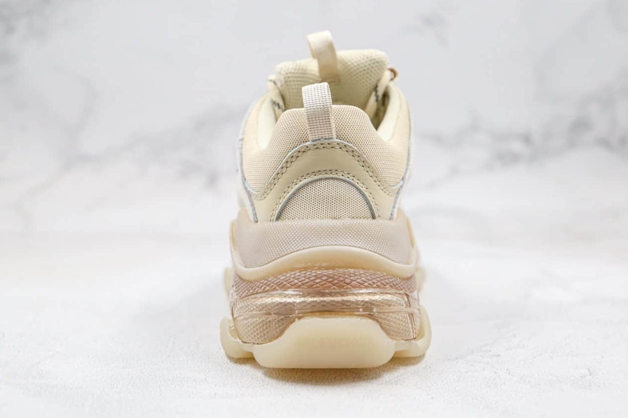 Balenciaga Triple S Sneaker 'Clear Sole - Off White' - Latest Release for Distinctive Style & Comfort