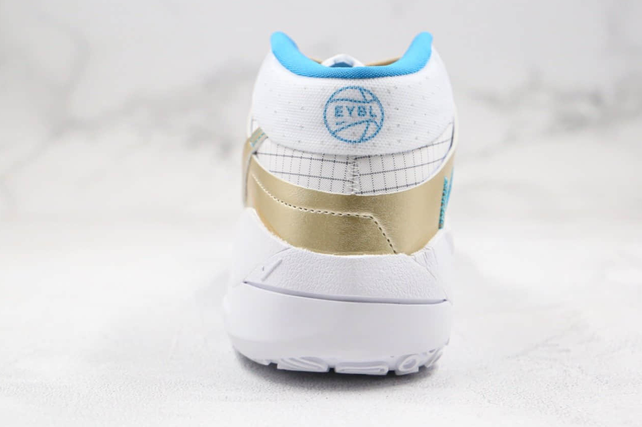 Nike Zoom KD 13 White Metallic Gold Blue CI9948-901 - Superior Performance and Style for Basketball Players