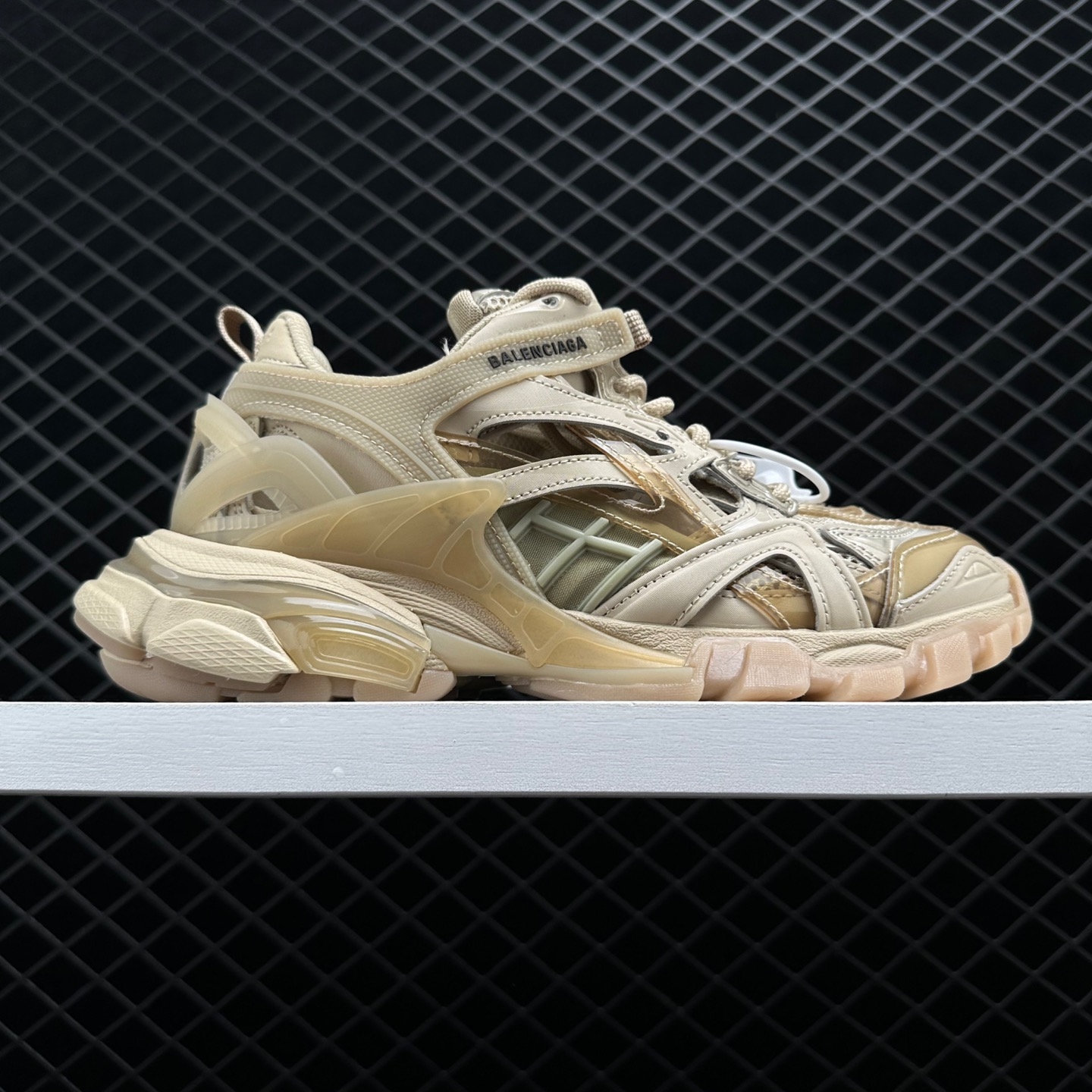 BALENCIAGA KIDS CREAM 'TRACK 2' SNEAKERS 690494 W3GN3-9710