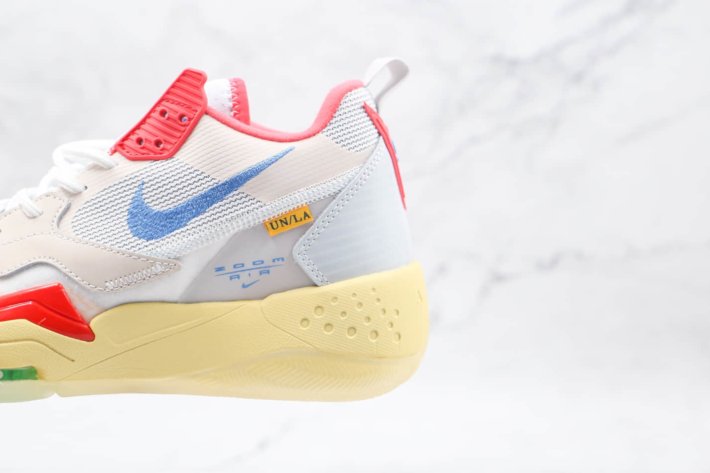 Nike Jordan Zoom 92 Union LA Beige Brown Blue Red CK9183-800: Stylish and Versatile Sneakers for Men Nike Jordan Zoom 92 Union LA Beige Brown Blue Red CK9183-800: Stylish and Versatile Sneakers for Men