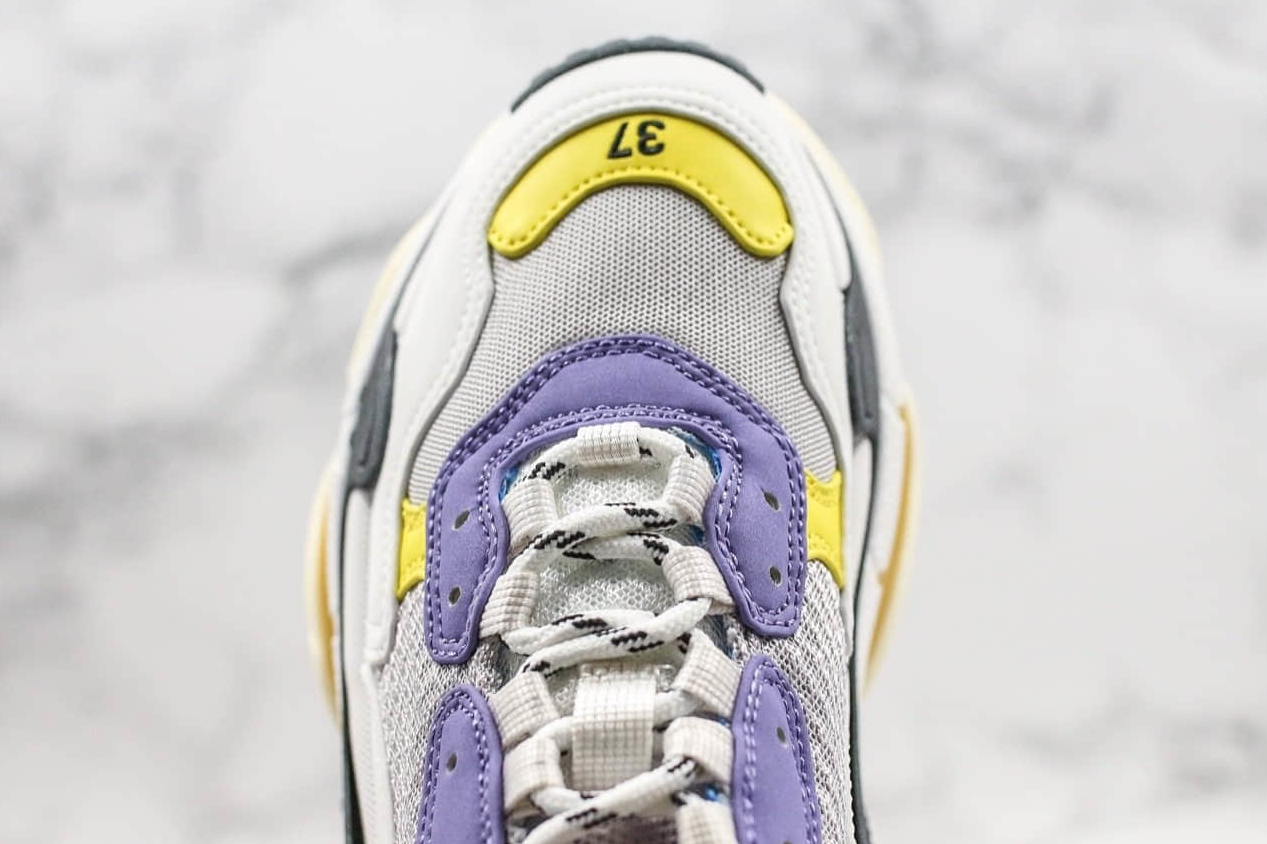 Balenciaga Triple S 'Purple Yellow' 524039W09OM9465 – Premium Chunky Sneakers
