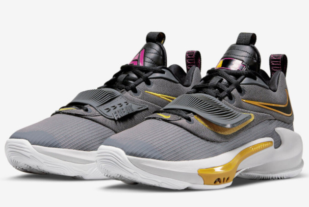 Nike Zoom Freak 3 Low Battery Grey/Yellow-Black DA0694-006 - Performance Meets Style: Shop Now!