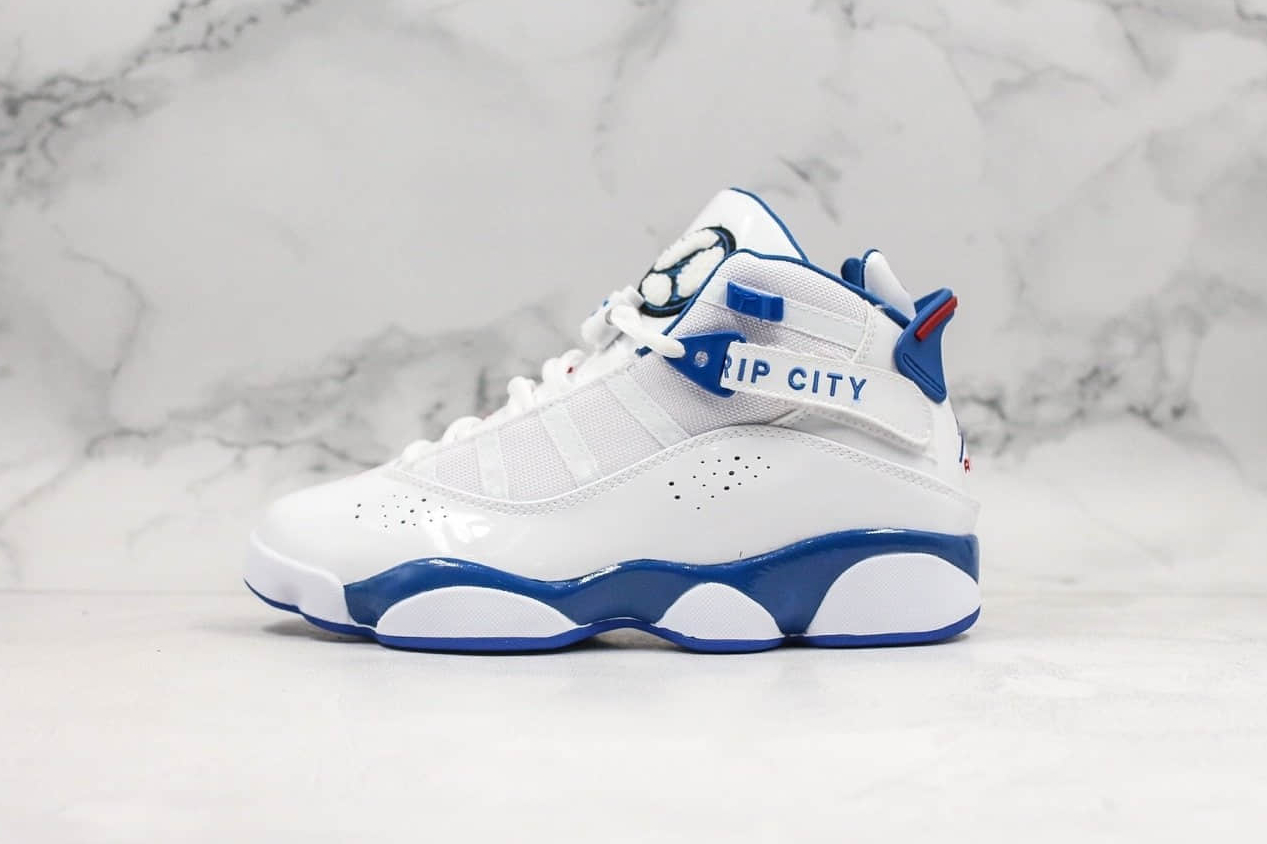 2019 Air Jordan 6 Rings White Blue Red 322992 051 - Iconic Style and Superior Performance for Sneaker Enthusiasts