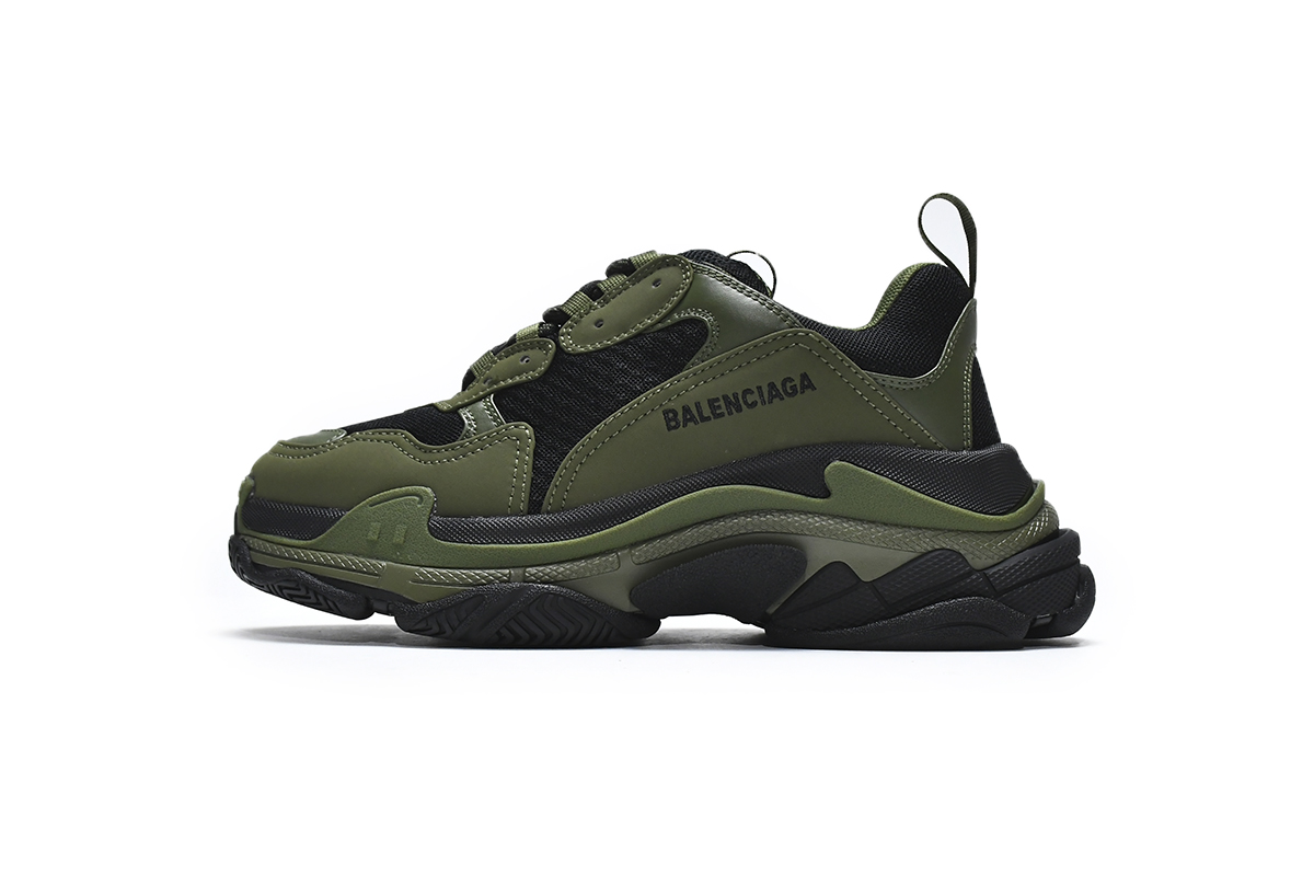 BalenciagaTriple S Army Green 536737 W09O6 9888