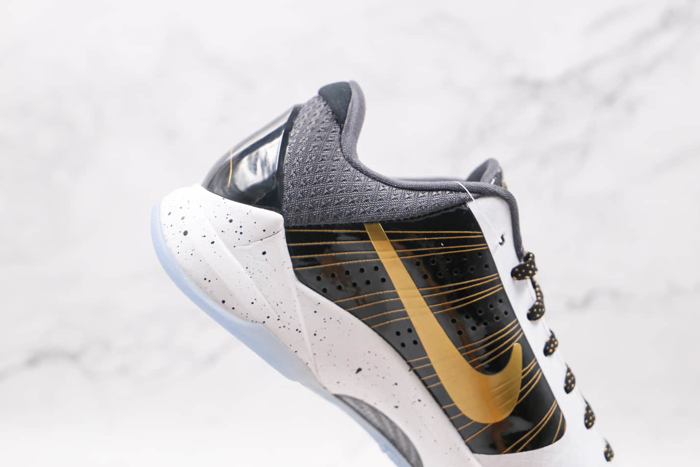 Nike Kobe V Protro Black White Gold CD0824-127 - Shop the Latest Kobe Sneakers Here!