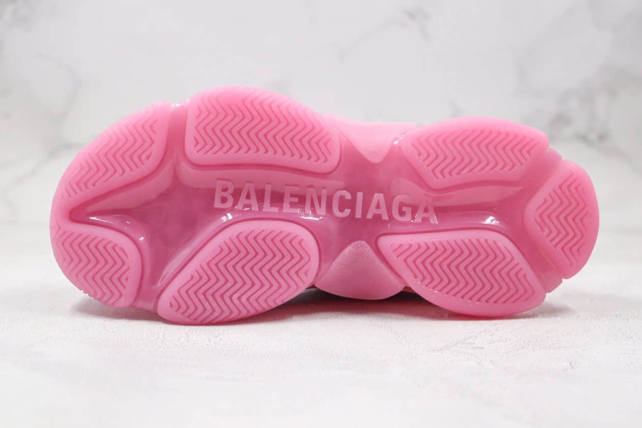 Balenciaga Wmns Triple S - Clear Sole Pink 544351W2GA15760 | Stylish & Trendy Women's Sneakers